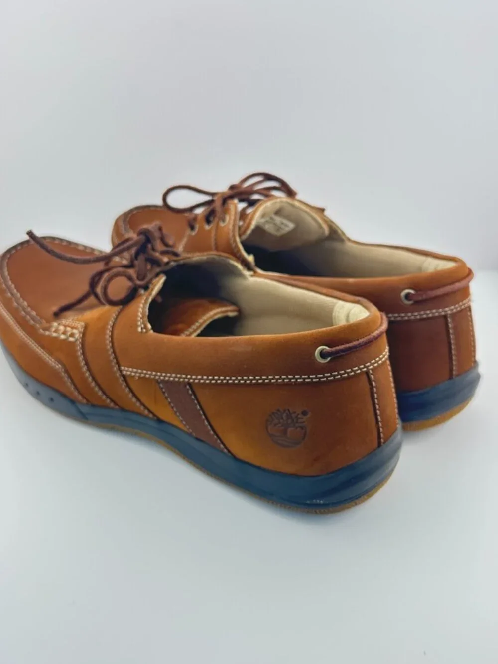 TIMBERLAND EARTHKEEPERS CUPSOLE BROWN SUEDE LEATHER MEN'S MOCCASIN SIZE 13 W